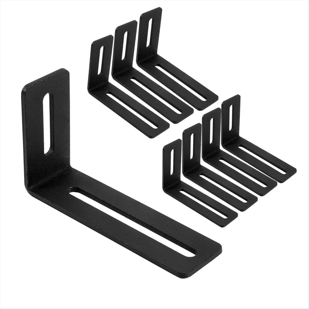Quaqdae 4 inch Adjustable Angle Bracket,8 PCS Heavy Duty L Brackets for ...