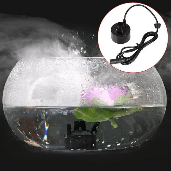 Quaqdae 400ML/H Mini Ultrasonic Mist Maker Fogger Water Fountain Pond Fog Machine Atomizer Air Humidifier