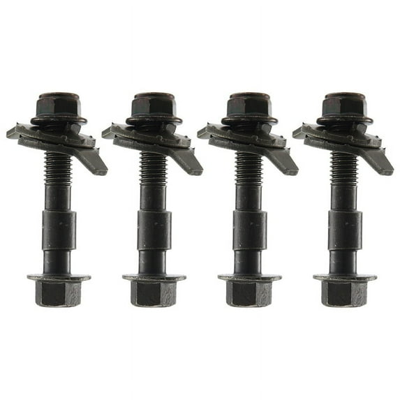 Quaqdae 4Pcs 14Mm Steel Car Four Wheel Alignment Adjustable Camber Bolts 10.9 Intensity