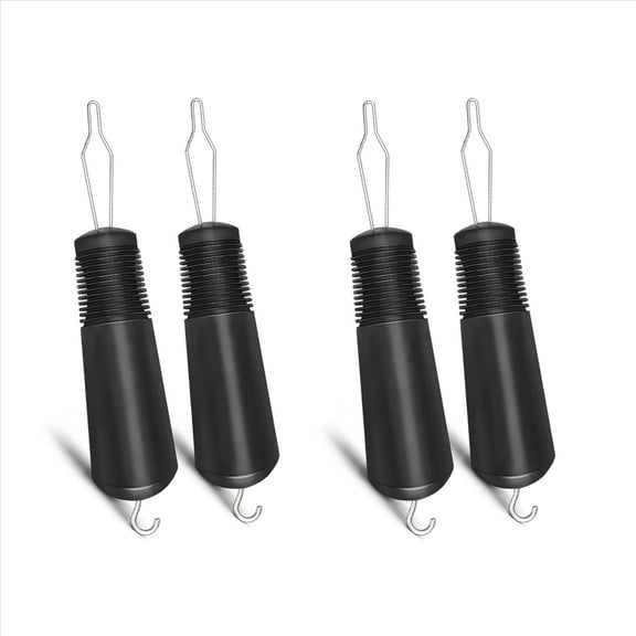Quaqdae 4Pcs Button Helper Tool with Non-Slip Grips to Help with Shirts, Coats, Button Hook Aids for the Elderly and Arthritic