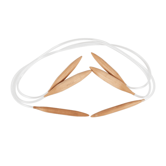 Quaqdae Bamboo Circular Knitting Needles Set Oversize Jumbo for Chunky Yarn US Size 19, 35, 50