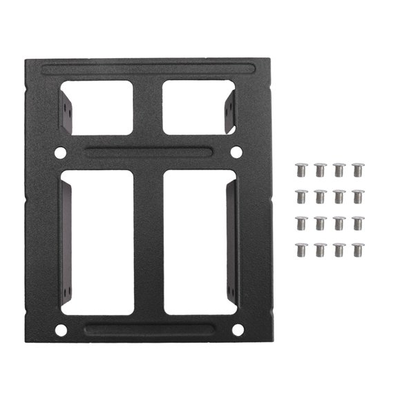 Quaqdae Double Layer SSD Metal Frame 2.5 To 3.5 Internal Mounting Computer SSD Hard Drive Dual Desktop Converter Adapter Bracket