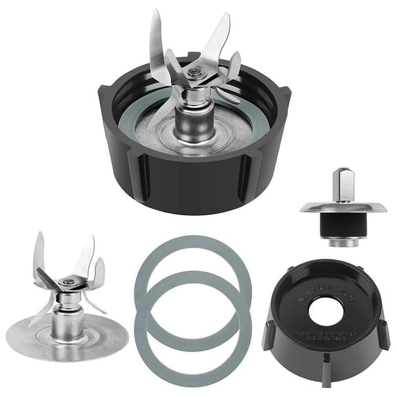 Quaqdae For Osterizer Blender 6 Point Fusion Blade 4980 & 4902 Blender Jar Bottom Replacement Parts Compatible For Oster Osterizer Blender Blade