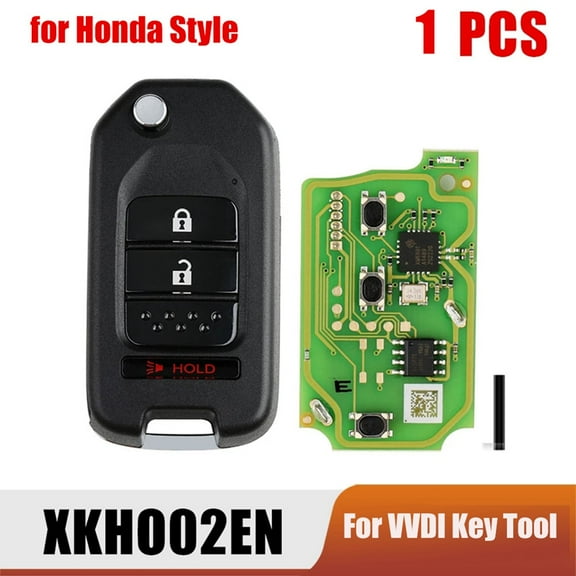 Quaqdae For Xhorse XKHO02EN Universal Wire Remote Key Fob 2+1 Button for Honda Type for VVDI Key Tool