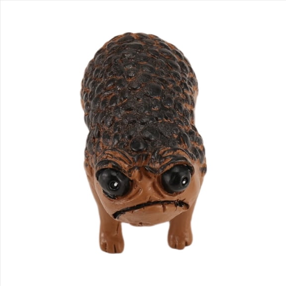 Quaqdae Grumpy Frog Toad Statue Ugly Angry Outdoor Garden Yard Decor Fun Novelty Home Office Sculpture
