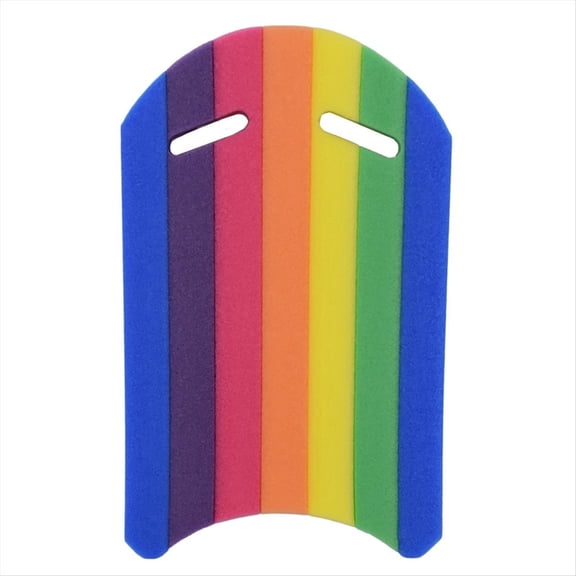 Quaqdae Kids Adults Rainbow Swimming Kickboard Foam Float Kick Board Pool Training Aid Hand Tool