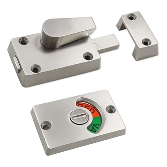 Quaqdae Latch Indicating Lock,Latch Indicator Partition Indicator Lock with Occupancy Indicator,Toilet Stall Door Latch Lock