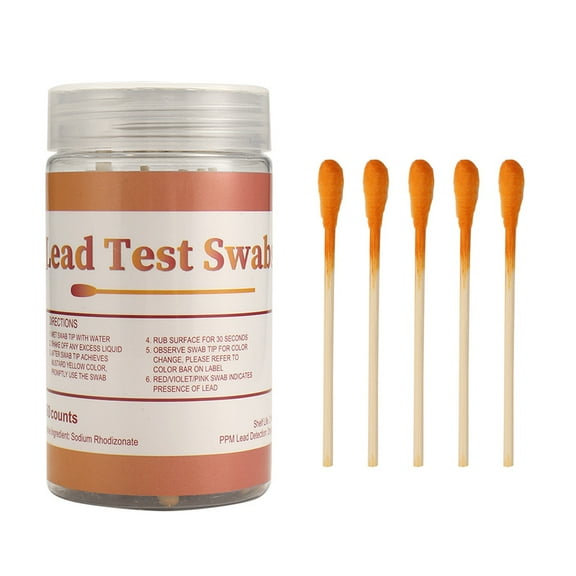 Quaqdae Lead Paint Test Swabs Kit: 60 Pcs Lead Test Kit Swabs, Home Lead Test Kit, Lead Check Swabs, Lead Testing