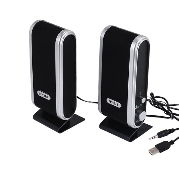 Quaqdae NEW 120W USB Power Desktop Computer Notebook Audio Speaker 3.5mm Earphone Jack