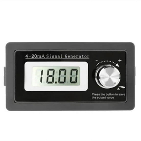 Quaqdae New 2-Wire 4-20MA Current Signal Generator Panel-Mounted Current Loop Generator 4 to 20MA Simulator High