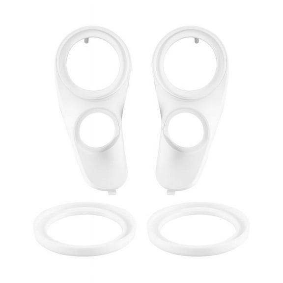 Qilidiba New Style 1 Pair Car Audio Speaker A-Column Tweeter Bracket Gasket for 2 Inch & 3.5 Inch 3.8 Inch Speakers Plastic Washer