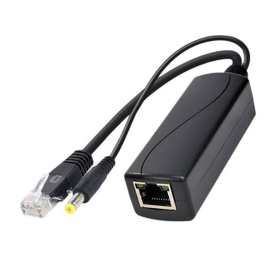 Quaqdae PS5712TG Gigabit Power Over Ethernet Splitter 10/100/1000Mpbs RJ45 Support IEEE802.3 Af/At(30W) PoE Splitter