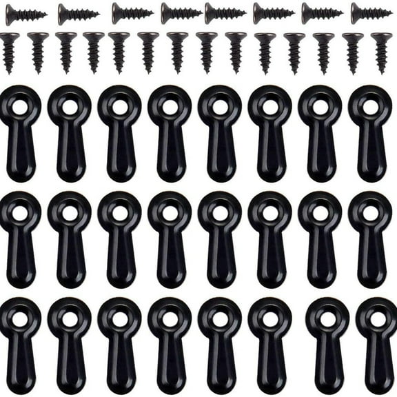Quaqdae Picture Frame Turn Button Fasteners Set, 100 PCS Backing Clips Photo Hardware