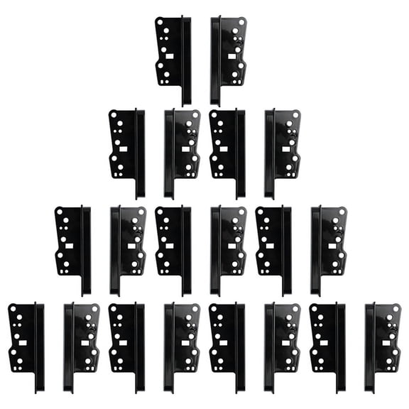 Quaqdae Player Frame Kit 10 Pair Car Radio Brackets Double Din Stereo Panel Fascia Dvd Dash Mount Trim Side Kit For Toyota Scion Subaru B