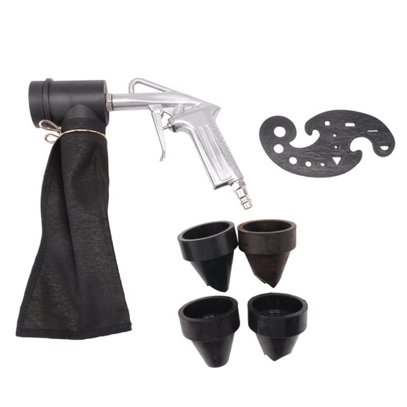 Quaqdae Pneumatic Sandblasting Tool Kit Sand Blasting Machine Set Versatile Sandblaster Handheld Polishing Machine Rust Remover