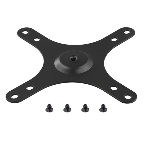 Quaqdae Portable Monitor Mounting Bracket Plate 1/4 Inch Screw Hole to 100x100mm 75x75mm, Screw Set Wall Mount Holder