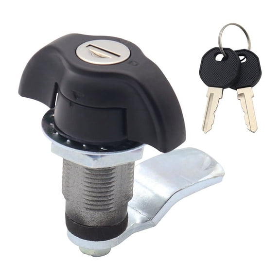 Quaqdae RV Cabin Door Lock Compression Seal Lock Luggage Compartment Door Lock Oval Handle Rotary for Trailer RV