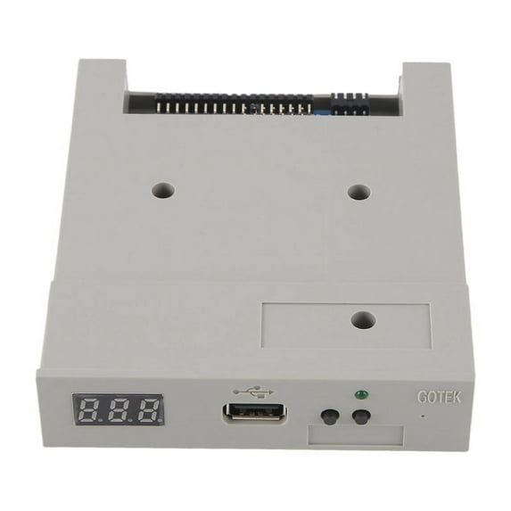 Quaqdae Version SFR1M44-U100K USB Emulator Gray 3.5In 1.44MB USB SSD Floppy Drive Emulator for Electronic Keyboard for
