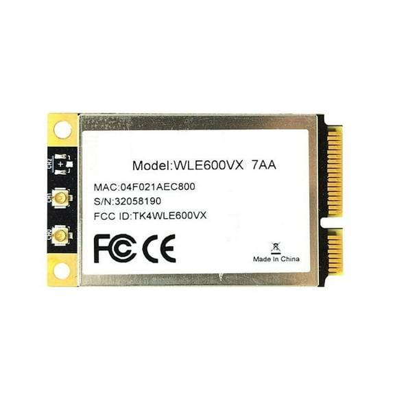 Quaqdae WLE600VX Dual Band 2.4GHz 5GHz 802.11ac/Abgn Mini PCI Express Card MIMO 2x2 WAVE 1 WIFI Card Module Atheros QCA9882
