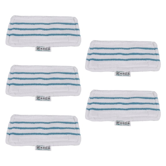 Quaqdae Washable Microfiber Steam-Mop Cleaning Pads Compatible for All Black+Decker Steam Mops, SM1600, SM1610, SM1620 5 Pack