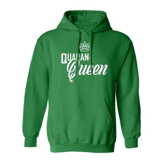 Quaran-Queen Adult Hooded Sweatshirt