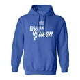 thumbnail image 1 of Quaran-Queen Adult Hooded Sweatshirt, 1 of 3