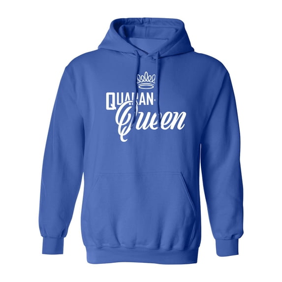 Quaran-Queen Adult Hooded Sweatshirt