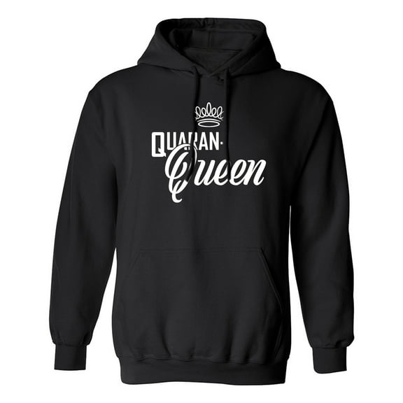 Quaran-Queen Adult Hooded Sweatshirt