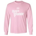 thumbnail image 1 of Quaran-Queen Adult Long Sleeve T-shirt, 1 of 1