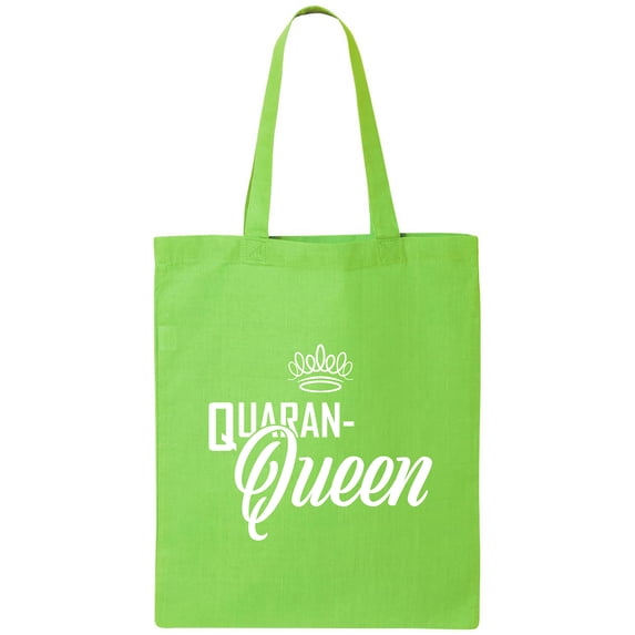 Quaran-Queen Cotton Canvas Tote Bag