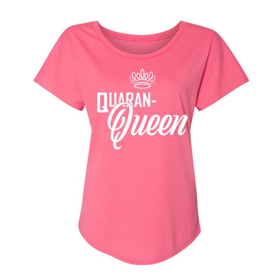Quaran-Queen Womens Dolman Tee