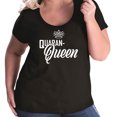 thumbnail image 1 of Quaran-Queen Womens Plus Size Scoopneck T, 1 of 1