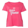 thumbnail image 1 of Quaran-Queen Womens Plus Size Scoopneck T, 1 of 1