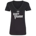 thumbnail image 1 of Quaran-Queen Womens V-Neck Tee, 1 of 1