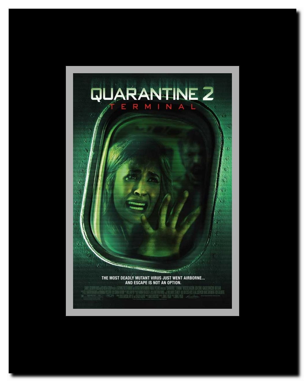 Quarantine 2: Terminal Framed Movie Poster