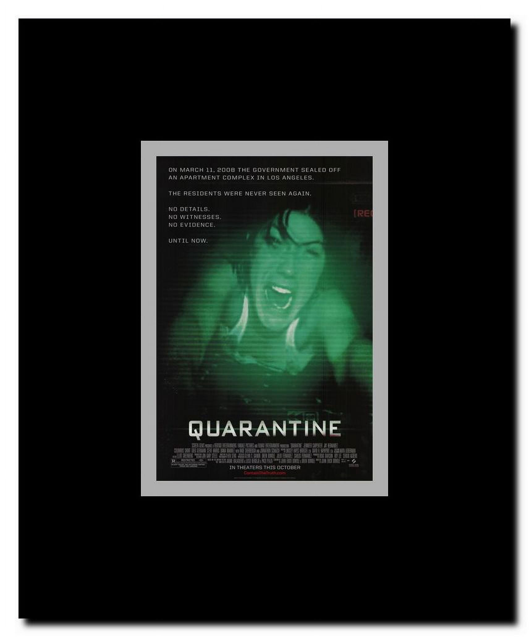 Quarantine Framed Movie Poster