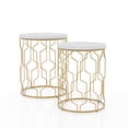 thumbnail image 1 of Furniture of America Vereira Metal 2-Piece Nesting Table, 1 of 5