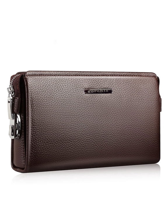 Clutch Bag Men Password Lock Anti-Theft Multi-Card Space Large-capacity Business Long Wallet