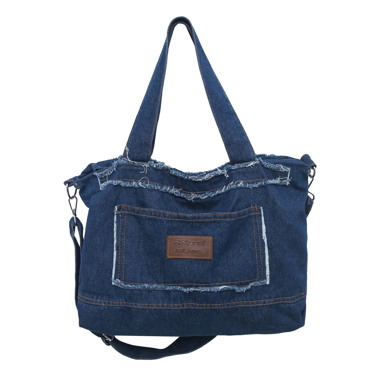 バッグ・カバンその他 Stone Washed Denim Crossbody Bag Unisex 2 Colors DOWNTOWN CROSSBODY Denim Handbag | Denim Handbag | Crossbody