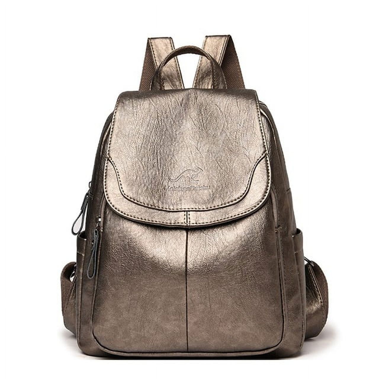 Quarryus Women Large Capacity Backpack Purses Leather Female Vintage ...