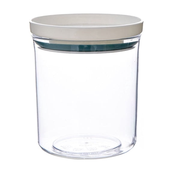 Quart Freezer Food Storage Containers with Lids, Bpa Free Kitchen Pantry Organization,Moisture-Proof Plastic Transparent Jar with Lid Food Grade Grain Storage Box B Basdi