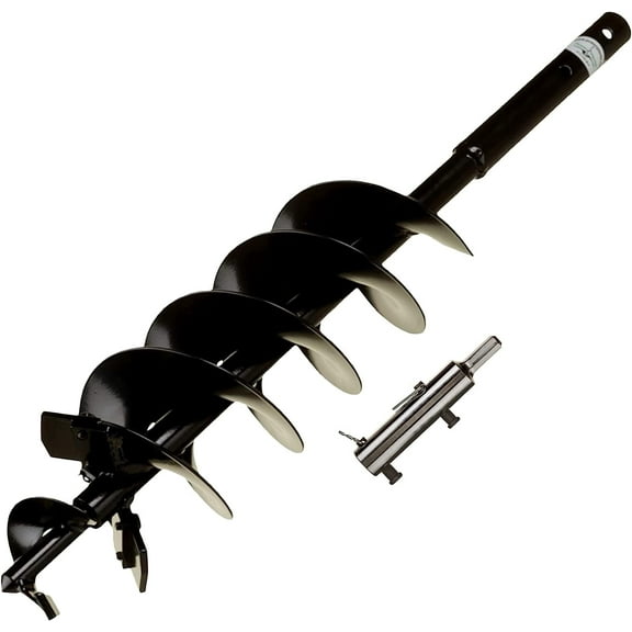 Quart Pot Planting Auger with Heavy Duty Replaceable Parts 5" x 28" with 1/2" Non-Slip Hex Drive, Garden Auger for Planting 5 & 6 Potted Plants, Garden Digging Tool for Dirt, Clay, Soil and Sand