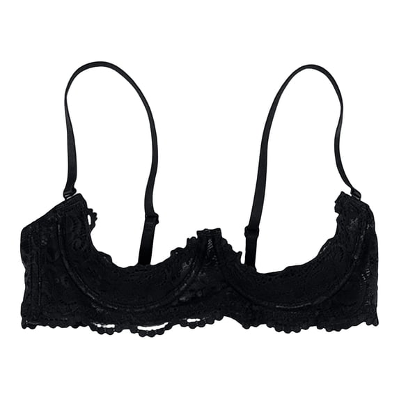 Quarter Cup Bra Breathable Everyday Comfort Bras Yoga Tops Seamless Sports Bra T Shirt Bra Breastfeeding Support Bra Gym Bra Womens Wireless Bras Open Cup Bra Half Cup Bra