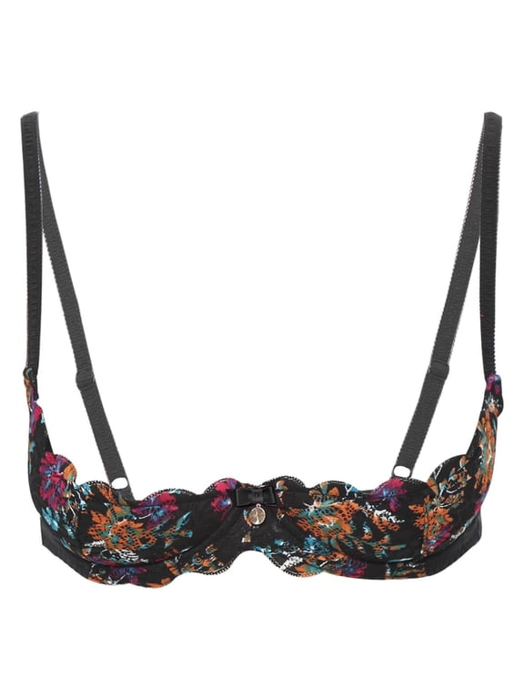 Quarter Cup Bra Yoga Tops Cupless Bra Comfort Bras Supportive Bra T Shirt Bra Push up Bra Soft Cotton Wireless Bras T-shirt Bras for Ladies Wireless Push up Bra Wire Free Sports Bra