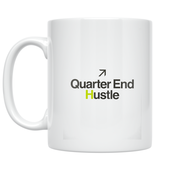 Quarter End Hustle - Office Worker - 11 oz Ceramic Coffee Mug