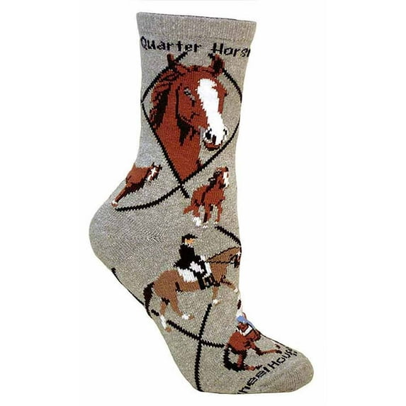 Quarter Horse Woman's Socks Size 9-11