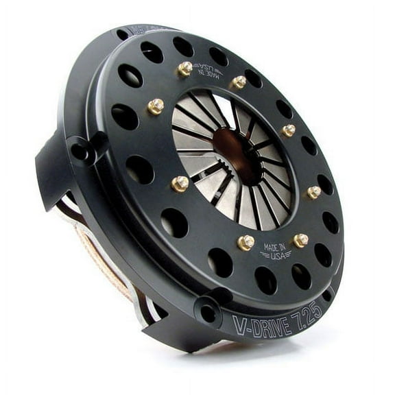 Quarter Master 298103 V-Drive 7.25 In 2 Disc Clutch, 1 Piece Rear Main