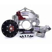Quarter Master Aluminum Bellhousing Kit for Clutchless Transmission - Chevy - Fits Brinn - Bert