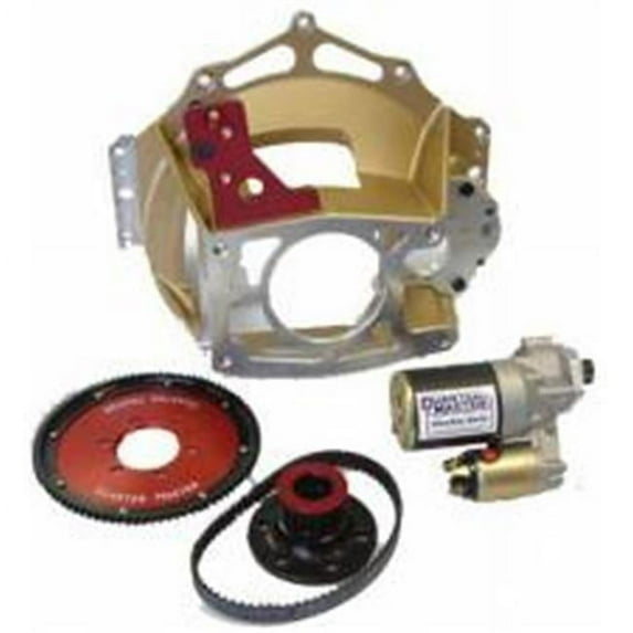 Quarter Master Magnesium Clutchless Bellhousing Package for Bert - Brinn Standard Rotation Transmissions & Chevy Bellhousing