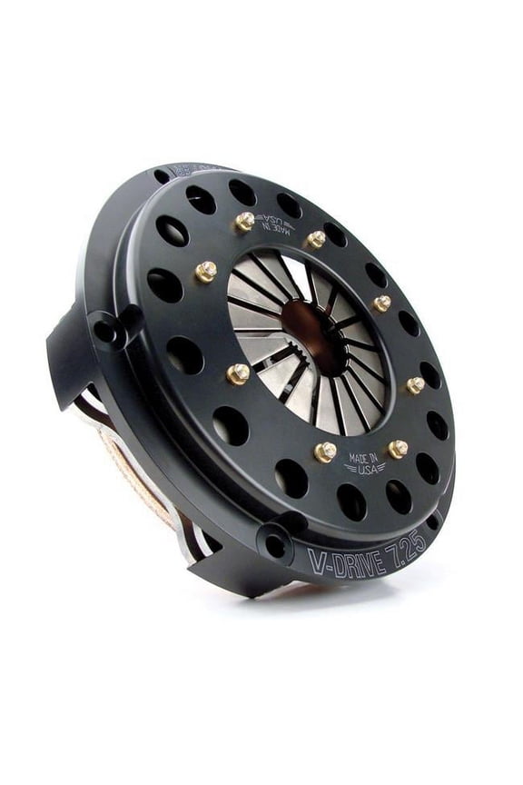 V-Drive Button Style Clutch Assembly - 7.25 in. - 2 Disc - 1.12 in. x 10 Spline - Chevy - 12.4 lbs - 1986-Up Small Block Chevy External Balance